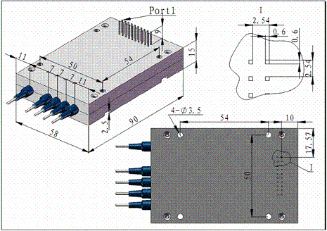 1-4 module size